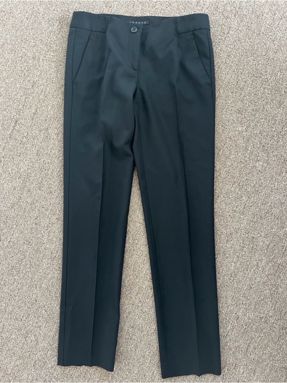 Theory Black Slim Dress Pants